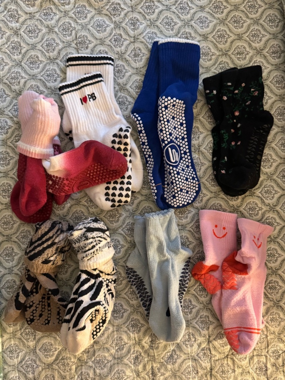 Pure Barre / Pointe Studio / PilaBarre / Other Grip Sock Bundle
